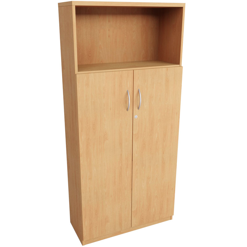 Dorset Office Furniture Seating Desks Reception Furniture Bookcase 3 Shelf + Doors